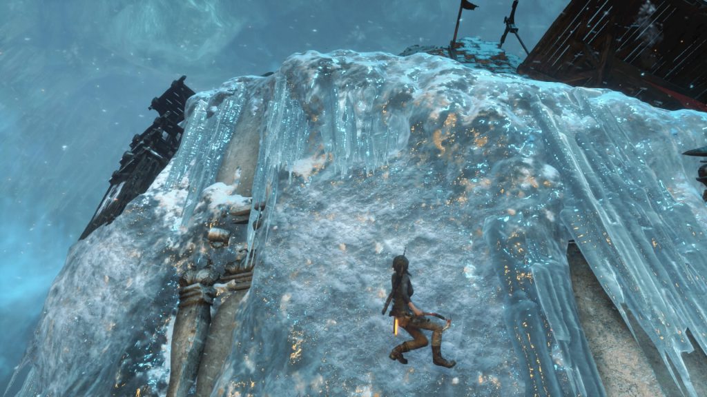 ... some final ice climbing (Nintendo style;)