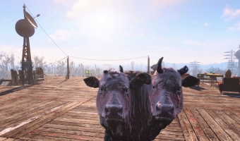 And sometimes, a double-headed cow spawns next to your bedroom.